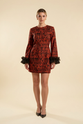 Aura Dress – Crimson