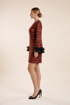 Aura Dress – Crimson