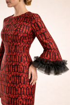 Aura Dress – Crimson