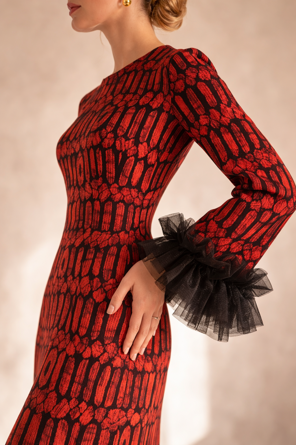 Aura Dress – Crimson